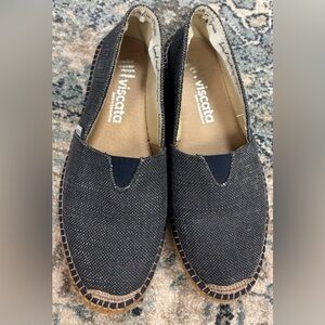 VISCATA Women's Barceloneta Canvas Espadrille Flats, size 42